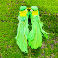 Realistic Couple Bird Garden Ornaments with Clip