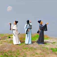 Li Bai Miniature Figurine for Micro Landscape Decor, Ancient Chinese Poet Statue