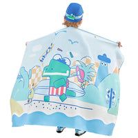 Lemon Baby Quick-Dry Hooded Beach Towel for Kids, Absorbent and Portable