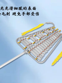 29-Note Lyre Glockenspiel Portable Marching Bell Lyra for Adults & Children, Clear Sound, Aluminum Alloy