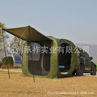 Instant Pop-Up Car Tailgate Tent for Camping and Outdoor Activities