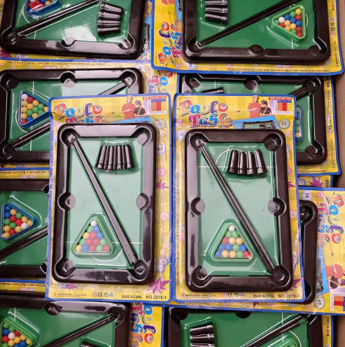 Miniature Billiards Table Toy Set for Kids, Educational and Creative Play