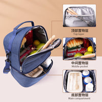 Multi-layer Breast Milk Cooler Bag, Portable Insulated Storage for Baby Bottles and Essentials