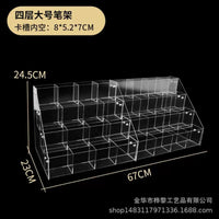 Multi-Tier Card Display Stand for Board Games and Collectibles, Large Capacity Organizer with Multiple Compartments