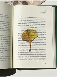 Ginkgo Leaf Acrylic Bookmark for Books and Planners
