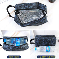 Camouflage Travel Toiletry Bag for Men and Women, Portable Wash Bag, Cosmetic Organizer, Shower Caddy
