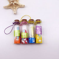 Ocean Drift Bottle Wishing Jar Set with Cork Stopper - 12 Pcs Glass Vials for Gifts, Decor, or Message Capsules