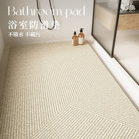 Non-Slip PVC Looped Coil Bath Mat for Shower Room and Bathroom Entrance, Customizable and Easy to Clean