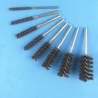 Industrial Pipe Cleaning Brush with Abrasive Nylon, Stainless Steel, or Copper Bristles for Polishing and Hole Cleaning