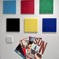 Dopamine Felt Board Wall Decor with Adhesive and Pushpins, Nordic Style Photo Display & Message Board