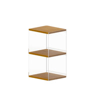 CD Storage Box Rack Book Magazine Transparent Display Shelf Album Desktop Dustproof Large Capacity Acrylic Organizer