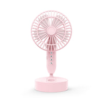 USB Rechargeable Desktop Mini Fan with Strong Airflow for Home, Office, Dormitory