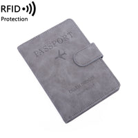RFID Blocking Travel Passport Holder Wallet, Ultra-thin Multi-functional Document Organizer