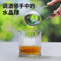 Large Clear Sphere Ice Cube Mold for Whiskey and Cocktails, Easy Release Ice Ball Maker for Home Bar