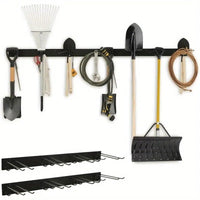 Garden Tool Storage Rack for Garage and Yard, Heavy Duty Organizer for Farm and Home Tools