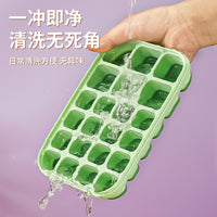 Baby Food Freezer Tray Silicone Ice Cube Mold with Lid for Purees, Soups, and Breast Milk Storage