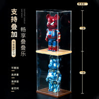 Acrylic Display Case with Door for Collectibles, Dustproof Showcase for Models and Figurines