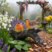 Robin Bird Resin Figurine for Outdoor Garden & Home Decor