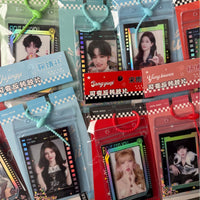 Celebrity Reversible Film Keychain for Student Bags