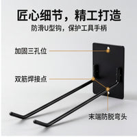 Heavy-Duty Wall-Mounted Garden Tool Holder for Shovels, Rakes, and Brooms