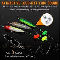 Catfish Fishing Float Rig Set with Round Hook, Cigar Float, and Bell for European Carp Fishing