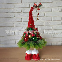 Christmas Gnome Wreath Door Hanging Decoration for Holiday Wall Decor