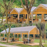 Outdoor Winter Warm Transparent Camping Tent Windproof Rainproof Canopy for BBQ Night Market