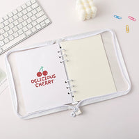 A5/A6 Glitter Transparent Zipper Binder for Notebooks, Photo Albums, and K-Pop Photocards