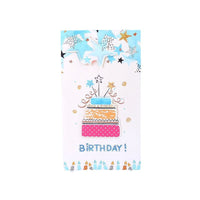 3D Pop-Up Birthday Cake Greeting Card for Students and Gifts