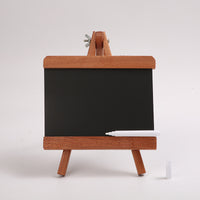 Wooden Mini Chalkboard Sign for Cafe & Retail Display, Freestanding Blackboard for DIY Art & Price Listing