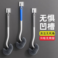Long-Handle Wall-Mounted Toilet Brush for Bathroom Cleaning