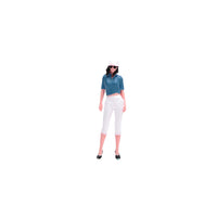 VM 1/64 1/24 Fashion Woman with Hat Miniature Figure Model Hand-Painted Scene Ornament