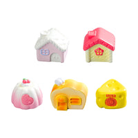 Miniature Cartoon Food House Figurines for Micro Landscape Decor