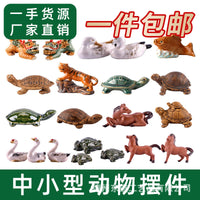 Ceramic Turtle Figurines for Aquarium and Micro Landscape Decor