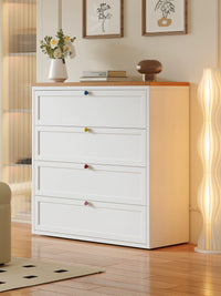 Metal Storage Cabinet with Drawers for Bedroom and Living Room, Multi-layer Steel Organizer