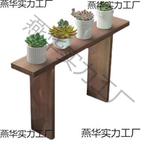 Solid Wood Tiered Plant Stand for Balcony & Windowsill, Small Succulent Display Shelf, Anti-Corrosion