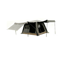Blackout Ridge Tent Tarp Combo - Large Outdoor 2-Room Camping Shelter