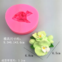 Sunflower Hibiscus Calla Lily Flower Silicone Mold for Car Air Freshener Chocolate Fondant Cake Decorating