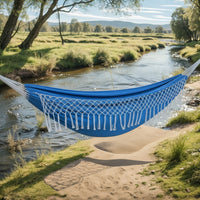 Amazon Cross-border Tassel Hammock Indoor Outdoor Canvas Hammock Camping Yard Swing Enlarged Widened Hanging Chair