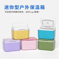 5L Portable Insulated Cooler Box for Car, Outdoor Camping, and Commercial Use - Keeps Food and Drinks Cold
