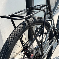 Youth Mountain Bike Rear Rack with Basket for Kids, Books, and Basketballs