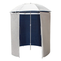 Aluminum Alloy Fishing Umbrella Enclosure with Hooks - Windproof, Rainproof, Sun Protection
