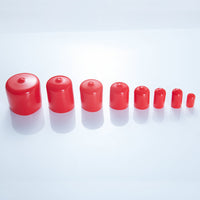 Soft PVC Rubber End Caps for Round Pipes - Dustproof, Waterproof, High-Temperature Resistant Threaded Silicone Protective Covers