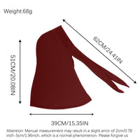 Women's High Elastic Breathable Neck Cover Head Scarf with Tie-Back