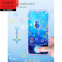 Princess Elsa Water Ring Toss Game Machine for Kids, Retro Handheld Toy