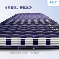 Shanzhiquan R9 Pro Outdoor Camping Sleeping Pad Inflatable Portable Folding Lightweight Ground Mat Overnight Mattress