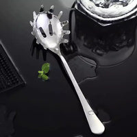Stainless Steel Ice Scoop / Pasta Strainer Spoon for Kitchen & Bar