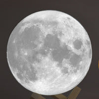 3D Printed Moon Lamp Shade with G9/E27 Screw Base for Pendant Lights