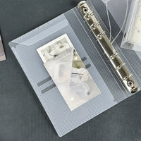 A6 Transparent PP Spiral Notebook Cover for Planners and Organizers