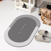 Diatomaceous Earth Bath Mat, Non-Slip Absorbent Quick Dry Bathroom Floor Mat
